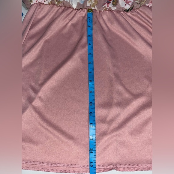 Miley + Molly Floral Maxi Dress in Pink and Yellow size small - Picture 4 of 9